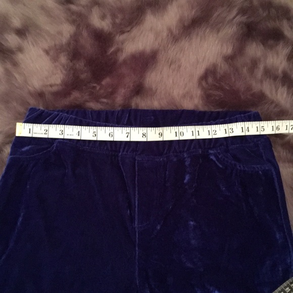 Bright Blue Crushed Velvet Lounge Pants 💙 90’s - Picture 3 of 4